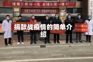 捐款战疫情的简单介绍