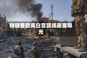特朗普撤离白宫现场画面曝光