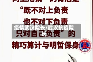 疫情武汉院长/武汉抗疫院长