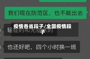 疫情各省段子/全国疫情段子