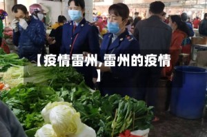 【疫情雷州,雷州的疫情】