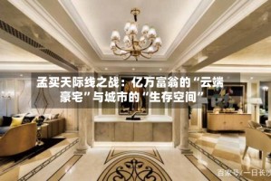 孟买天际线之战：亿万富翁的“云端豪宅”与城市的“生存空间”
