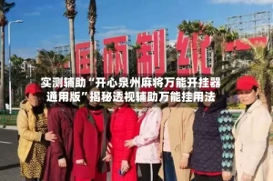 实测辅助“开心泉州麻将万能开挂器通用版”揭秘透视辅助万能挂用法