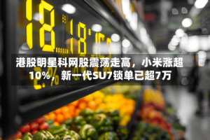 港股明星科网股震荡走高，小米涨超10%，新一代SU7锁单已超7万