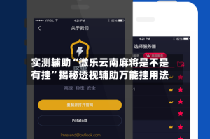 实测辅助“微乐云南麻将是不是有挂”揭秘透视辅助万能挂用法