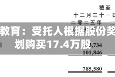 思考乐教育：受托人根据股份奖励计划购买17.4万股