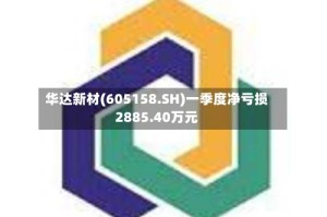 华达新材(605158.SH)一季度净亏损2885.40万元