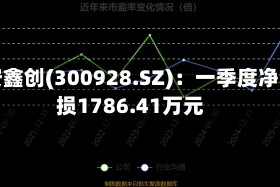 华安鑫创(300928.SZ)：一季度净亏损1786.41万元