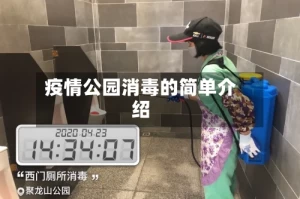 疫情公园消毒的简单介绍