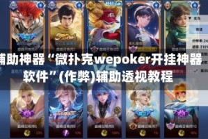 辅助神器“微扑克wepoker开挂神器软件”(作弊)辅助透视教程