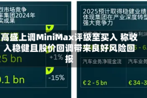 高盛上调MiniMax评级至买入 称收入稳健且股价回调带来良好风险回报
