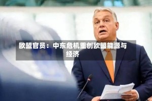 欧盟官员：中东危机重创欧盟能源与经济
