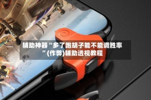 辅助神器“多了跑胡子能不能调胜率”(作弊)辅助透视教程