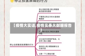 【疫情大实话,疫情实事大数据报告】