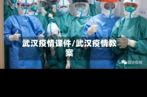 武汉疫情课件/武汉疫情教案
