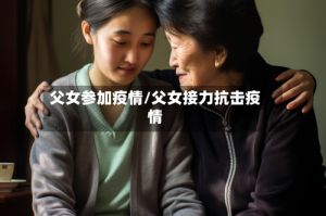 父女参加疫情/父女接力抗击疫情