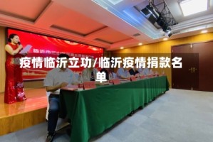 疫情临沂立功/临沂疫情捐款名单