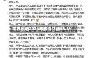 东方甄选2026年股价共涨53.3%