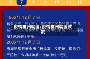 疫情杭州就医/疫情杭州就医政策