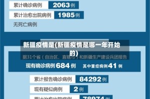新疆疫情是(新疆疫情是哪一年开始的)