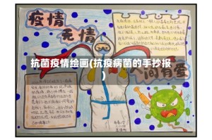 抗菌疫情绘画(抗疫病菌的手抄报)