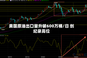 美国原油出口量升破600万桶/日 创纪录高位