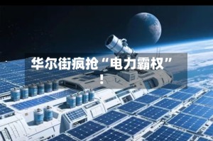 华尔街疯抢“电力霸权”！