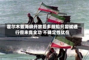 霍尔木兹海峡开放后多艘船只尝试通行但未竟全功 不确定性犹在