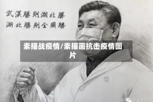 素描战疫情/素描画抗击疫情图片