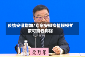 疫情安徽增加/专家安徽疫情规模扩散可能性排除