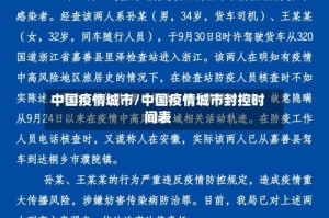 中国疫情城市/中国疫情城市封控时间表