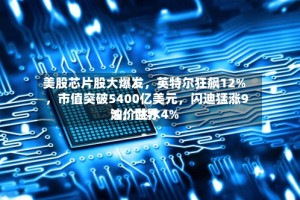 美股芯片股大爆发，英特尔狂飙12%，市值突破5400亿美元，闪迪猛涨9%，世界油价跳水4%