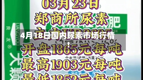 4月18日国内尿素市场行情！-第1张图片