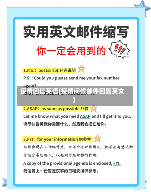 疫情回信英语(疫情问候邮件回复英文)-第1张图片