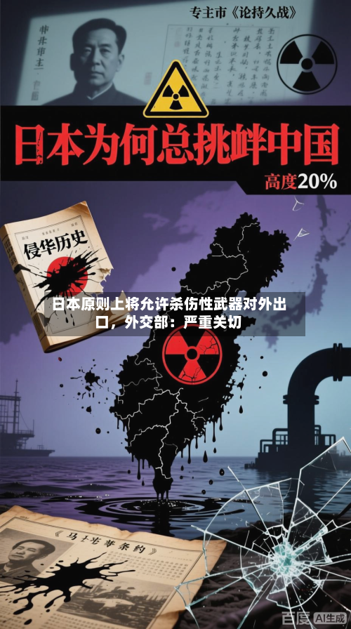 日本原则上将允许杀伤性武器对外出口，外交部：严重关切-第1张图片