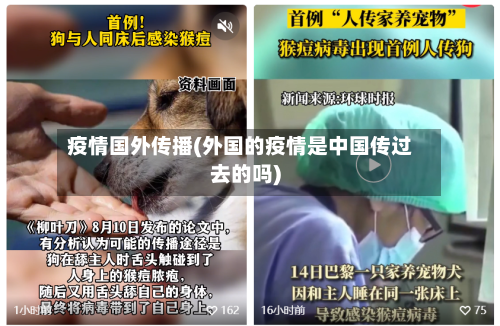 疫情国外传播(外国的疫情是中国传过去的吗)-第1张图片