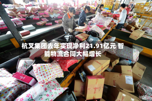 杭叉集团去年实现净利21.91亿元 智能物流合同大幅增长-第1张图片