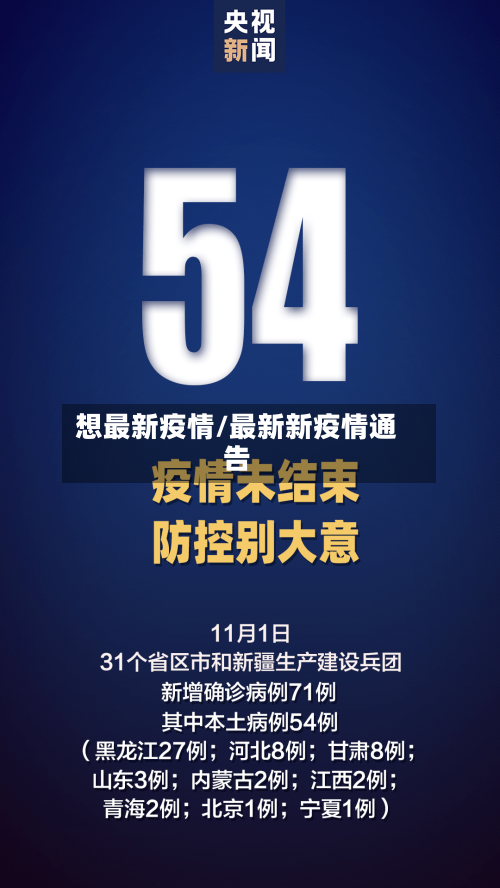 想最新疫情/最新新疫情通告-第1张图片