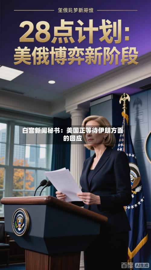 白宫新闻秘书：美国正等待伊朗方面的回应-第1张图片