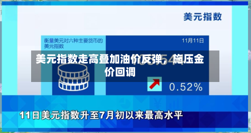 美元指数走高叠加油价反弹，施压金价回调-第1张图片