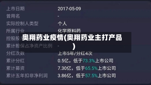 奥翔药业疫情(奥翔药业主打产品)-第1张图片
