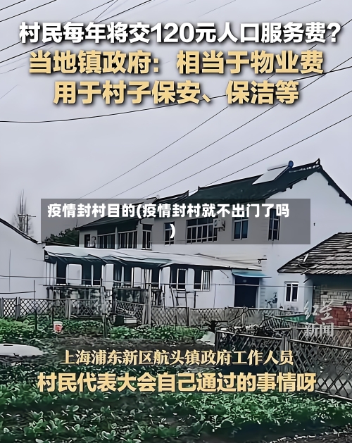 疫情封村目的(疫情封村就不出门了吗)-第1张图片