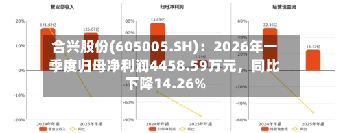 合兴股份(605005.SH)：2026年一季度归母净利润4458.59万元	，同比下降14.26%-第1张图片