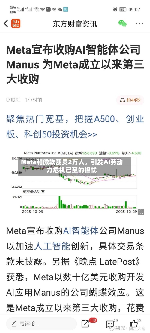 Meta和微软裁员2万人，引发AI劳动力危机已至的担忧-第1张图片