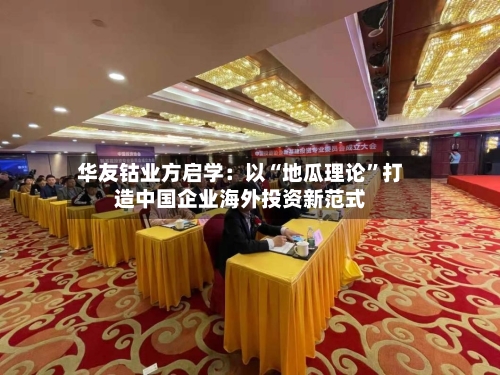 华友钴业方启学：以“地瓜理论”打造中国企业海外投资新范式-第1张图片