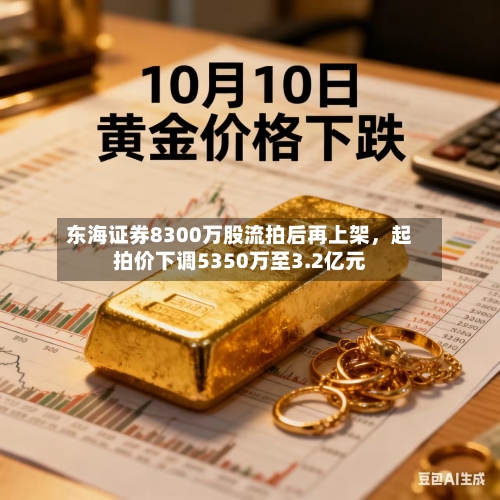 东海证券8300万股流拍后再上架	，起拍价下调5350万至3.2亿元-第1张图片