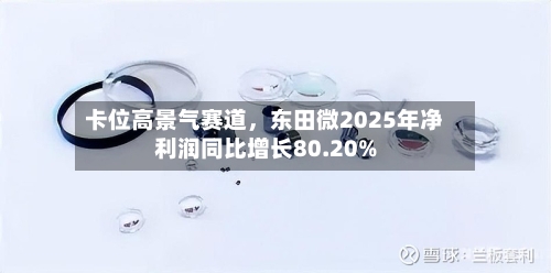 卡位高景气赛道，东田微2025年净利润同比增长80.20%-第1张图片