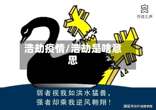 浩劫疫情/浩劫是啥意思-第1张图片