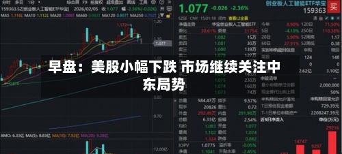 早盘：美股小幅下跌 市场继续关注中东局势-第1张图片