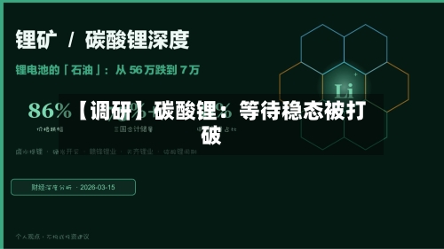 【调研】碳酸锂：等待稳态被打破-第1张图片